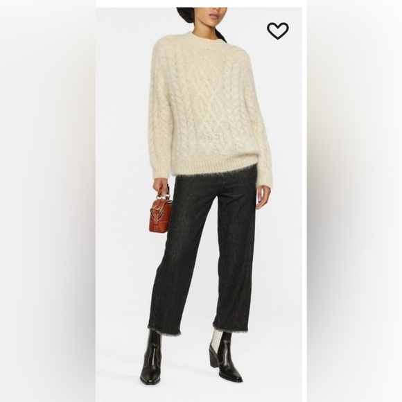 ISABEL MARANT Thomas cable-knit jumper NWT M - Picture 4 of 9